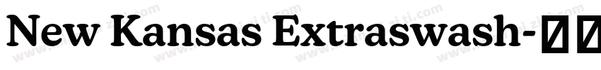 New Kansas Extraswash字体转换